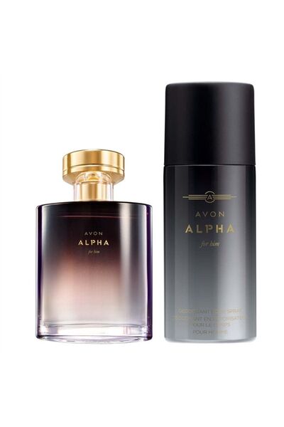 AVON Alpha Edt 75 Ml Erkek + Deodorant 150 Ml Erkek