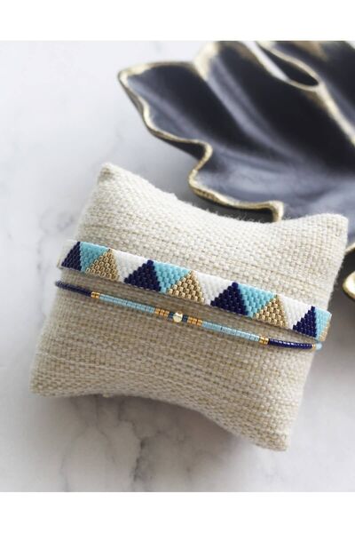 DM Miyuki Miyuki String Bracelet Set (blue)