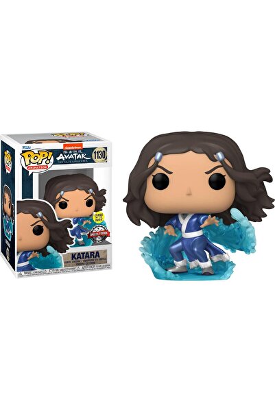 Funko Pop Avatar Metalik Katara Su Bükerken Exclusiv Figür Uv Işığı Soğurulduğunda Karanlıkta Parlar