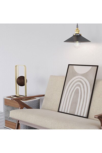 Sweetco Beige Rainbow No2 Çerçevesiz Poster | Bej Gökkuşağı Poster