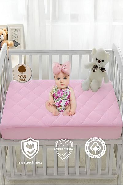 Formeya Saltele matlasate impermeabile pentru bebelusi si copii - 100% bumbac, saltea montata Park Patut