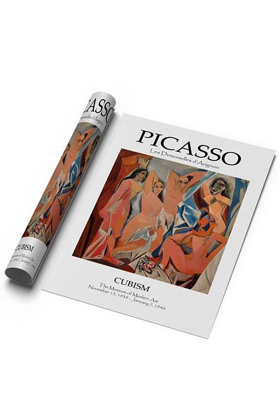 Sweetco Αφίσα Pablo Picasso Les Demoiselles d'Avignon χωρίς πλαίσιο
