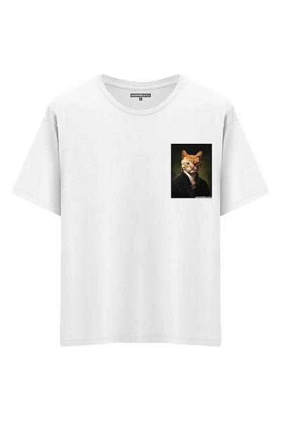 Mounte Bianca Unisex Signor Gatto - Μπλουζάκι Oversize