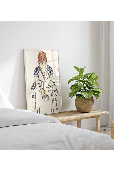 Sweetco Çerçevesiz Poster Portrait Of Adele Harms By Egon Schiele | Sanat Ressam Art Poster