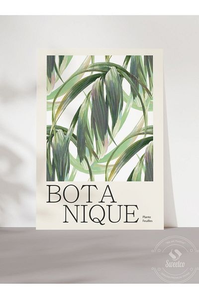 Sweetco Αφίσα Botanique No2 χωρίς πλαίσιο |   Αφίσα Βοτανικής Νο2