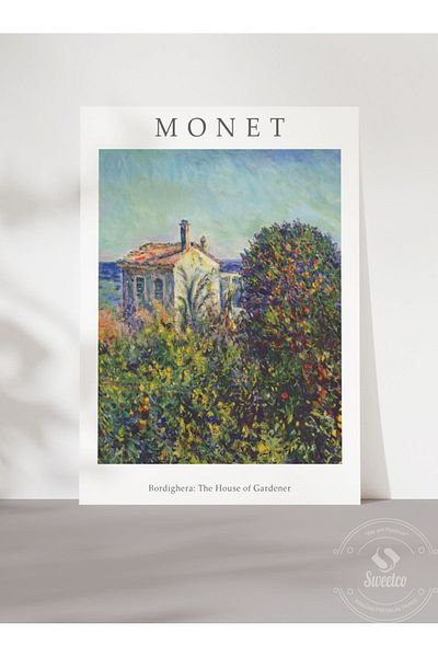 Sweetco Bordighera από τον Claude Monet Αφίσα χωρίς πλαίσιο
