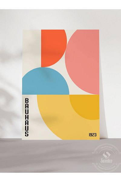 Sweetco Bauhaus Ιούλιος Σεπτέμβριος 1923 Νο7 - Αφηρημένη αφηρημένη αφίσα τέχνης χωρίς πλαίσιο