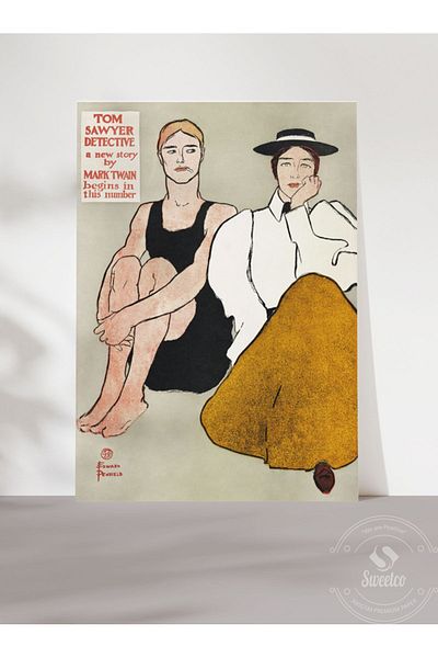 Sweetco Αφίσα Tom Sawyer Detective χωρίς πλαίσιο |   Αφίσα του ντετέκτιβ Tom Sawyer
