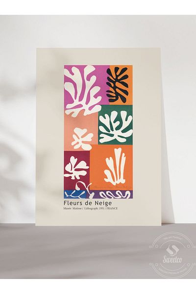 Sweetco Fleurs de Neige από τον Henri Matisse Αφίσα χωρίς πλαίσιο