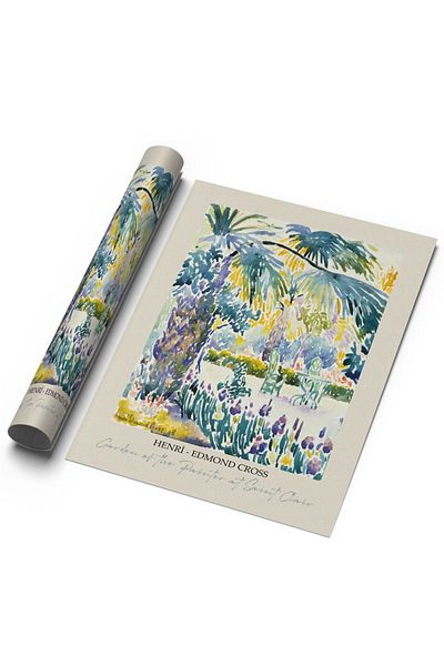 Sweetco Αφίσα Garden by Henri Edmond Cross χωρίς πλαίσιο