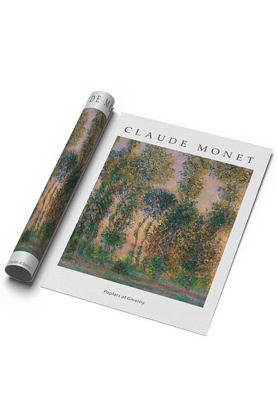 Sweetco Παπαρούνες στο Giverny από τον Claude Monet Αφίσα χωρίς πλαίσιο