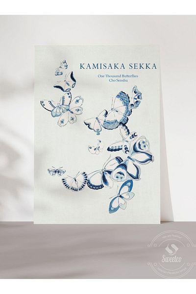 Sweetco Αφίσα One Thousand Butterflies No1 χωρίς πλαίσιο |   Καλλιτεχνική αφίσα Thousand Butterfly No1
