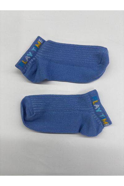brako tekstil Navy Blue Kids Booties Socks
