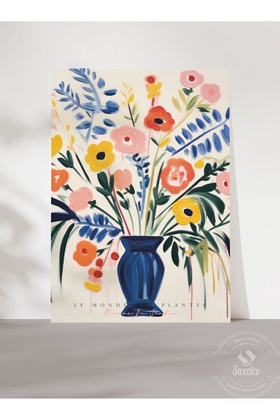 Sweetco Αφίσα χωρίς πλαίσιο Plantes No3 |   Φυτά Μποτανική Αφίσα