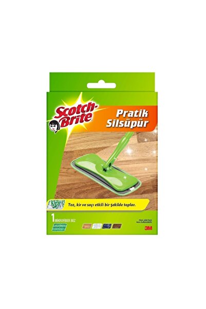 3M Scotch Brite Mikrofiber Yer Temizlik Sistemi Cırt Cırtlı Yedek Yer Bezi
