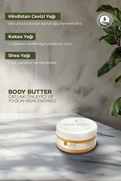 İLEİDA Çatlak Önleyici Ve Yoğun Nemlendirici Vücut Kremi 150 gr