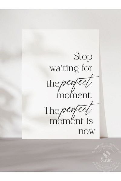 Sweetco Αφίσα χωρίς πλαίσιο Perfect Moment |   Το τέλειο στιγμιότυπο αφίσας