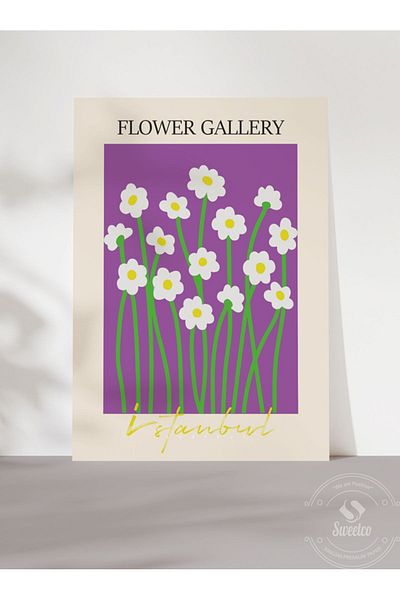 Sweetco Αφίσα Flower Gallery Istanbul χωρίς πλαίσιο |   Αφίσα της Γκαλερί των λουλουδιών Κωνσταντινούπολης