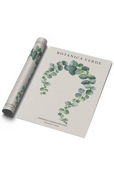 Sweetco Αφίσα Botanica Verde χωρίς πλαίσιο |   Βοτανική αφίσα
