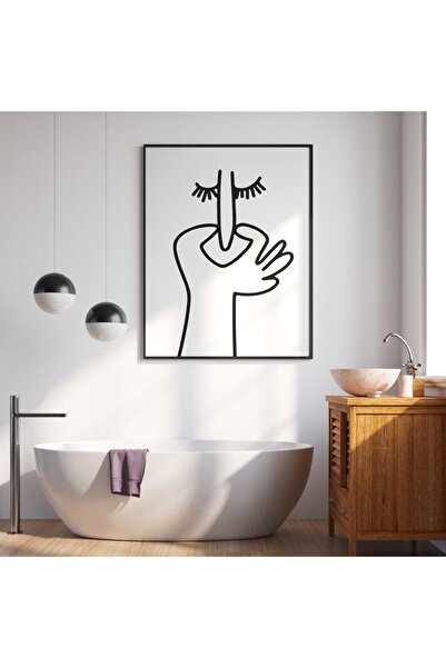 Sweetco Çerçevesiz Poster Bad Smell | Kötü Koku Banyo Poster