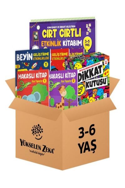 yükselen zeka 3-6 Yaş Temel Setler Kolisi - Kaliteburdaavm