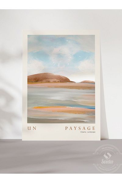 Sweetco Αφίσα Un Paysage χωρίς πλαίσιο |   Αφίσα τοπίου
