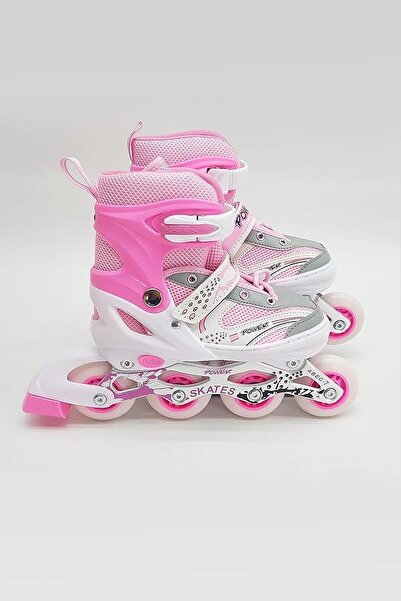 Furkan Original Lighted Adjustable Bag 2+1 Metal Body Exercise Children's Skate