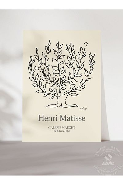 Sweetco Αφίσα Henri Matisse χωρίς πλαίσιο - Le Buisson
