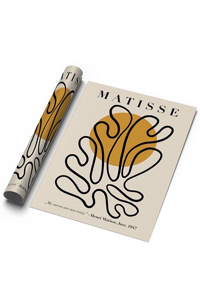 Sweetco Οι καμπύλες μου δεν είναι τρελές από τον Henri Matisse Αφίσα χωρίς πλαίσιο