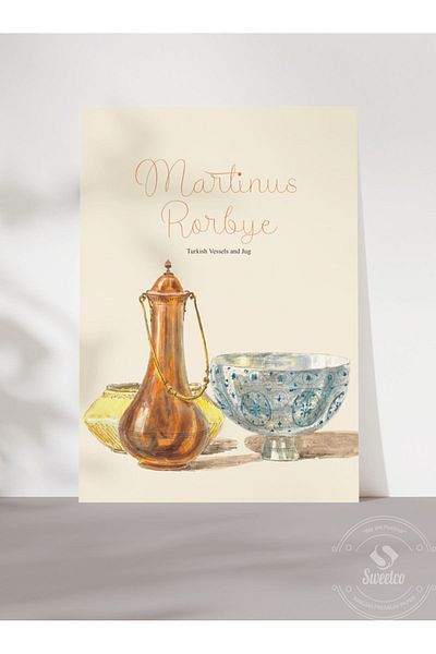 Sweetco Τουρκικά σκάφη και ένας κανάτα από τον Martinus Rorbye Αφίσα χωρίς πλαίσιο |   Αφίσα ζωγράφου τέχνης