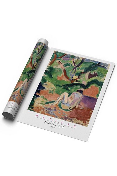 Sweetco Γυμνό σε ξύλο από τον Henri Matisse Αφίσα χωρίς πλαίσιο