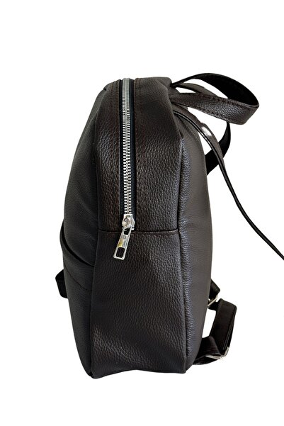 Vip Home Concept Market Ürünleri Γυναικείο Μίνι Σακίδιο Πλάτης - Καφέ Τεχνητό Δέρμα, Vip Home Bags