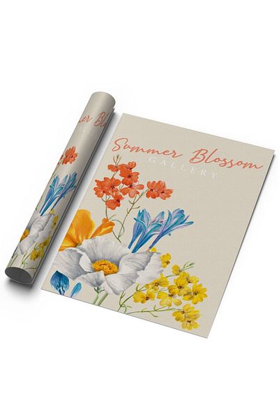 Sweetco Summer Blossom Gallery No1 - Αφίσα Botanical Flower χωρίς πλαίσιο