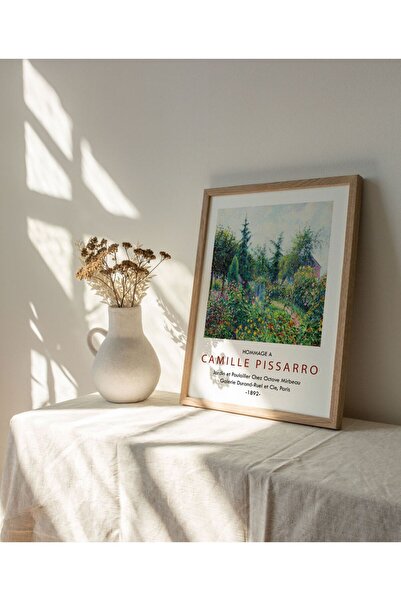Sweetco Jardin et Poulailler by Camille Pissarro Çerçevesiz Poster | Sanat Ressam Poster