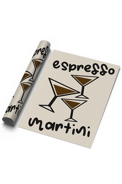 Sweetco Espresso Martini - Αφίσα Cocktail χωρίς πλαίσιο, Κουζίνα Κουζίνα Μπαρ Κοκτέιλ