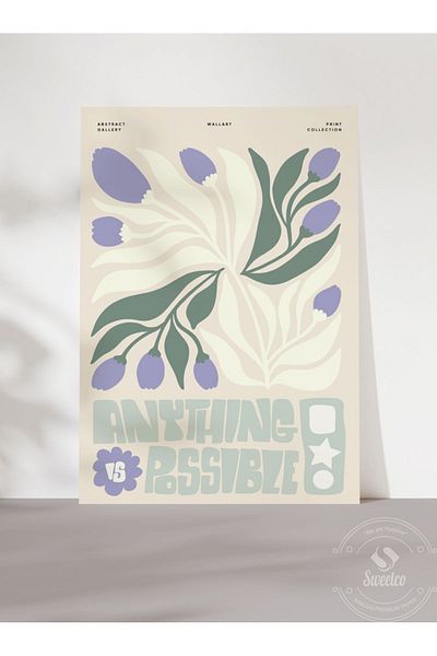 Sweetco Τίποτα που είναι δυνατό Αφίσα χωρίς πλαίσιο |   Αφίσα Όλα είναι δυνατά