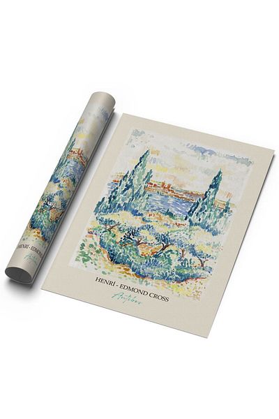 Sweetco Αφίσα Antibes από τον Henri Edmond Cross χωρίς πλαίσιο
