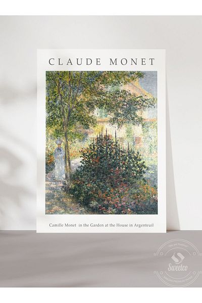 Sweetco Αφίσα Garden by Claude Monet χωρίς πλαίσιο