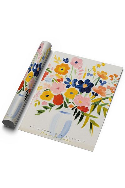 Sweetco Plantes No2 - Floral Botanical Poster, Χωρίς πλαίσιο
