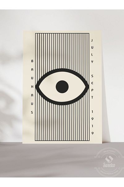Sweetco Αφίσα Bauhaus Eye χωρίς πλαίσιο