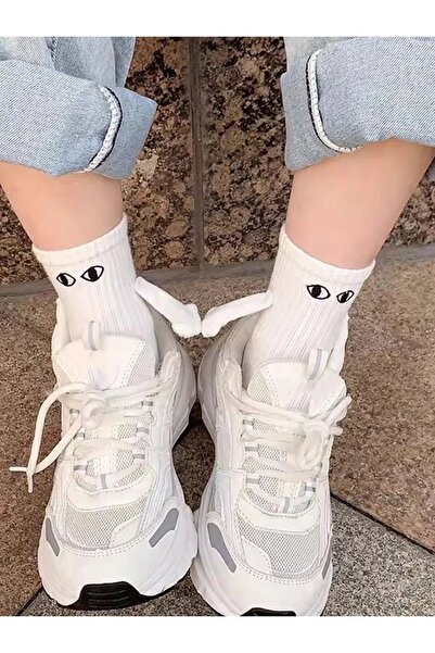 Çorap Kurdu 1 чифт чорапи за тенис, държащи се за ръце с магнити