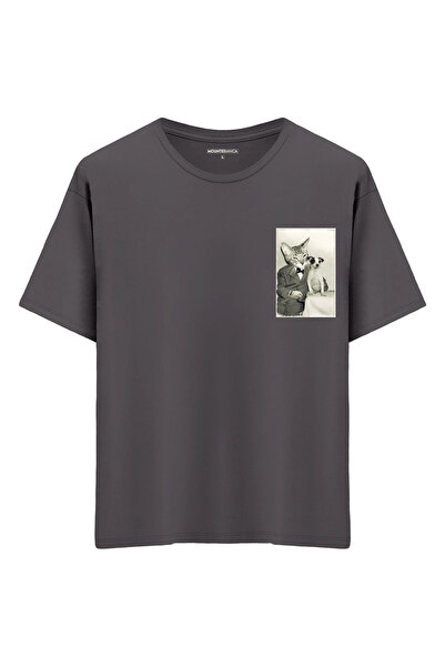 Mounte Bianca Unisex Gospodin Mir - Oversize kroj T-shirt