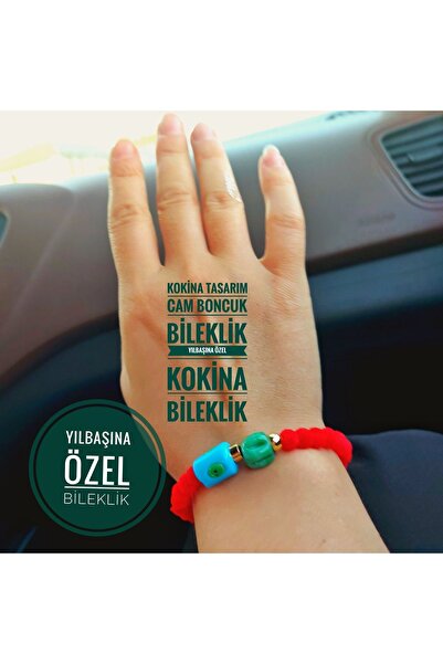 bizizmoda Special Kokina Bracelet for New Year Bring Luck with Evil Eye Bead ...