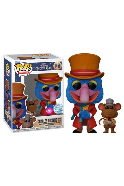Funko Disney Muppets the Muppet Christmas Carol - Charles Dickens Embroidered Pop & Buddy