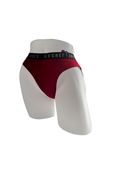 Jabi Kadın Kırmızı Lazer Kesim Külot