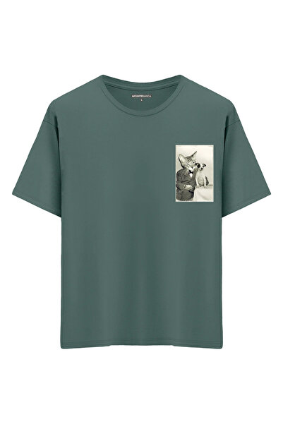 Mounte Bianca Unisex Gospodin Mir - Oversize kroj T-shirt