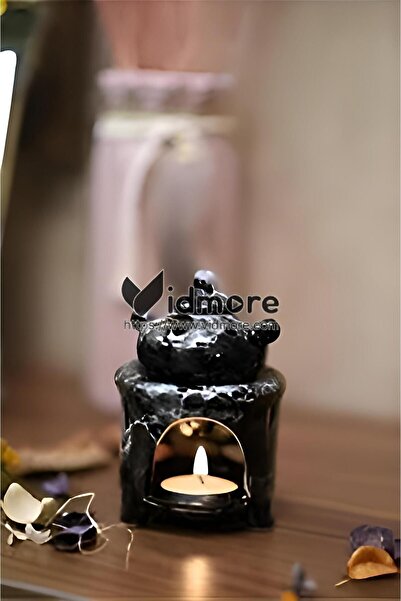 Genel Markalar Siyah çaydanlık buhurdanlık