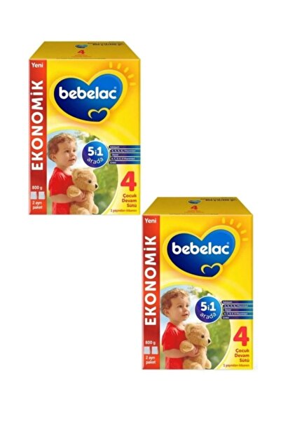 NUTRİCİA Bebelac 4 Devam Sütü 800 gr 1 Yaş X 2 Adet-kofre