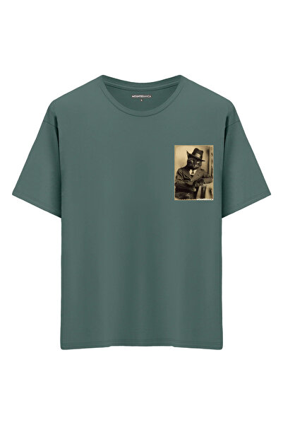 Mounte Bianca Unisex Signor Black - Oversize kroj T-shirt