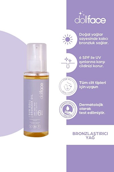 dollface Bronzlaştırıcı Yağ